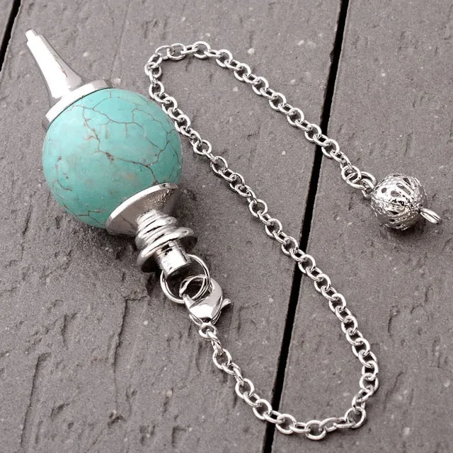 Pendulum Chakra Dowsing Reiki Healing Gem Stone Divination