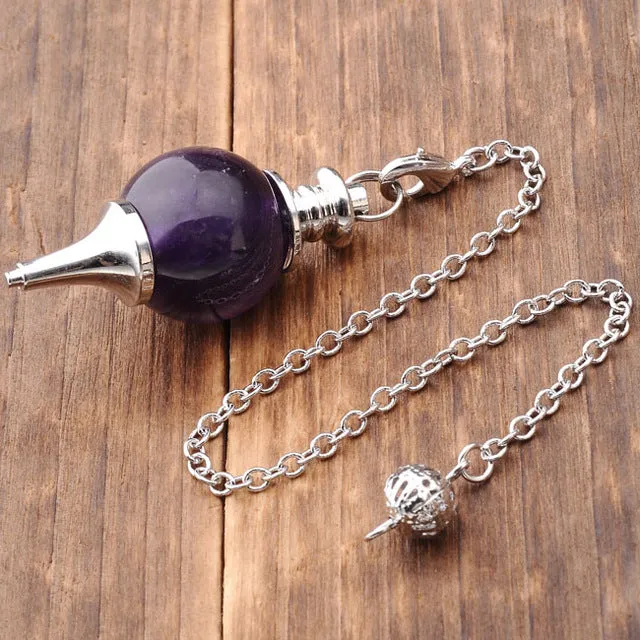 Pendulum Chakra Dowsing Reiki Healing Gem Stone Divination