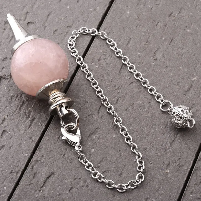 Pendulum Chakra Dowsing Reiki Healing Gem Stone Divination