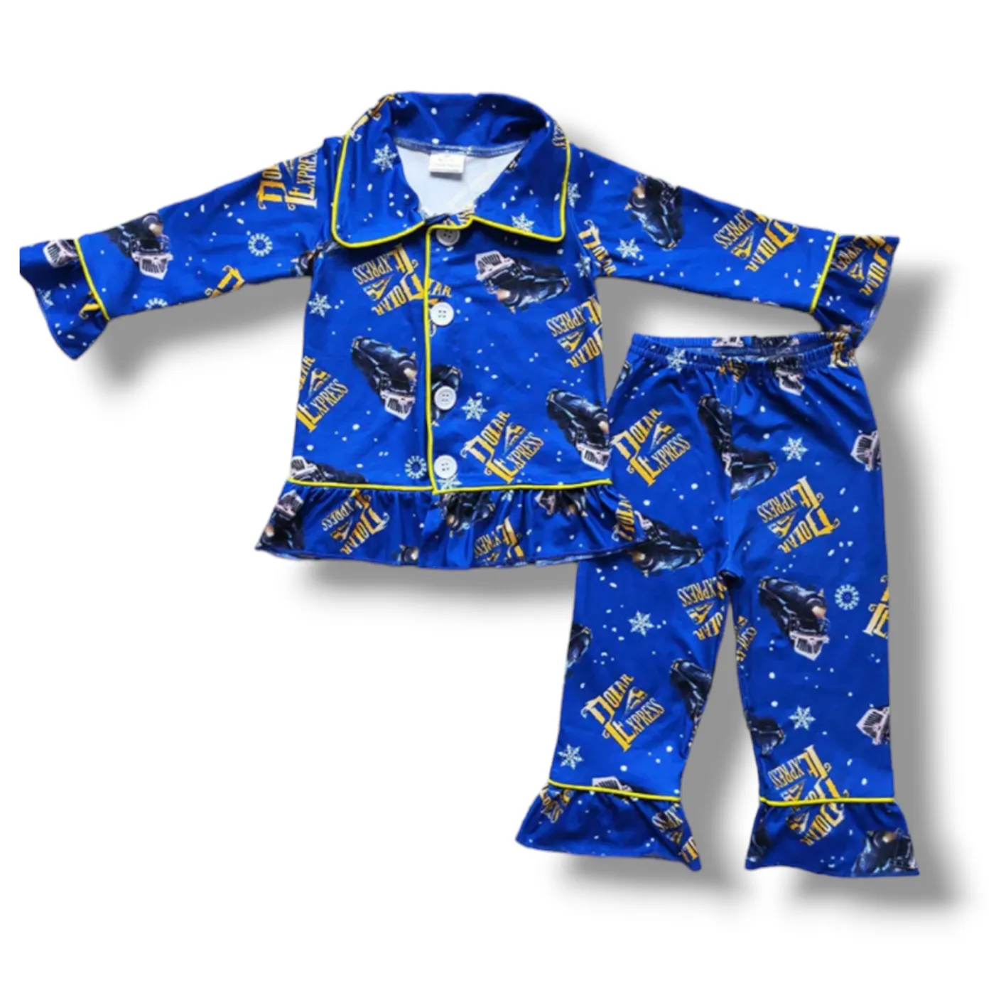 Polar express Christmas pajamas