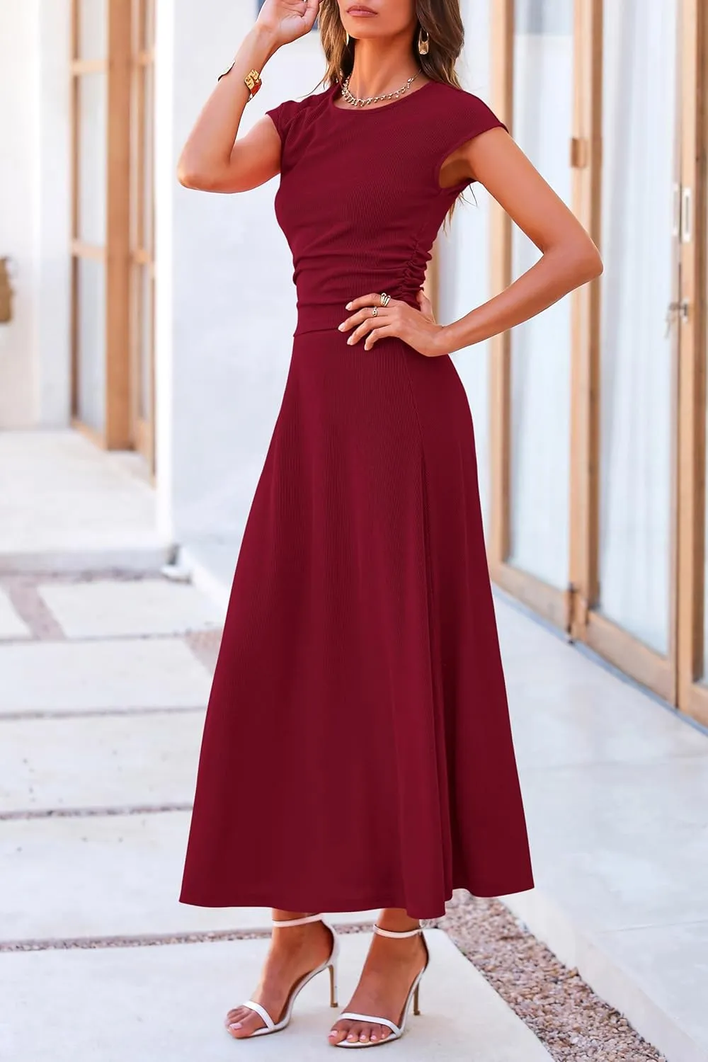 PRETTYGARDEN Summer Two Piece Skirt Set for Women 2025 Dressy Casual Knit Matching Travel Spring Vacation Lounge Outfits