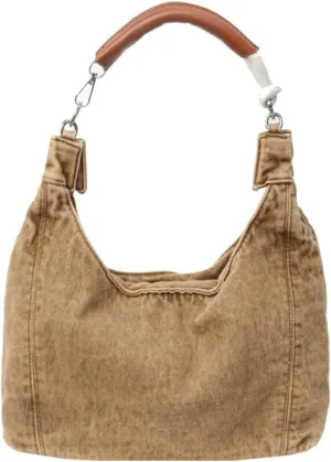 Simple Shoulder Bag For Women Trendy Denim Purse Y2K Womens Tote Bag Slouchy Hobo Purse Work Handbag Lightweight 2025