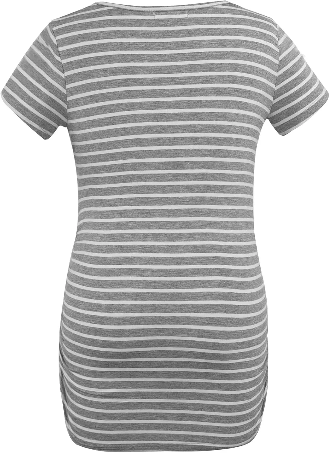 Smallshow Women's 4 Pack Maternity Shirts Short Sleeve Pregnancy Tops Clothes