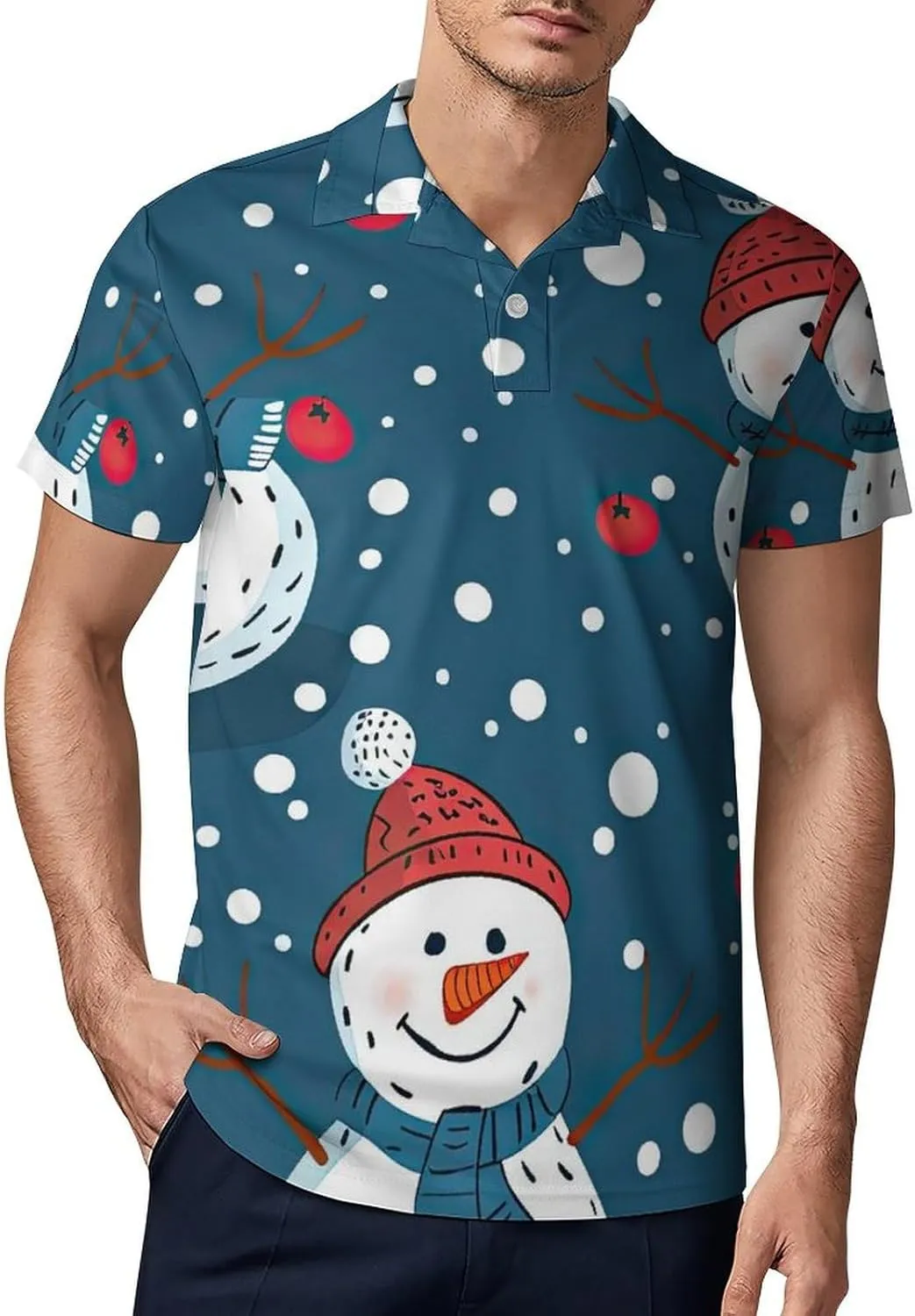 Soccer Balls Men's Short Sleeve Polo Shirts Regular-Fit Quick-Dry Casual Golf T-Shirts Summer Pullover Tennis T-Shirt Tops