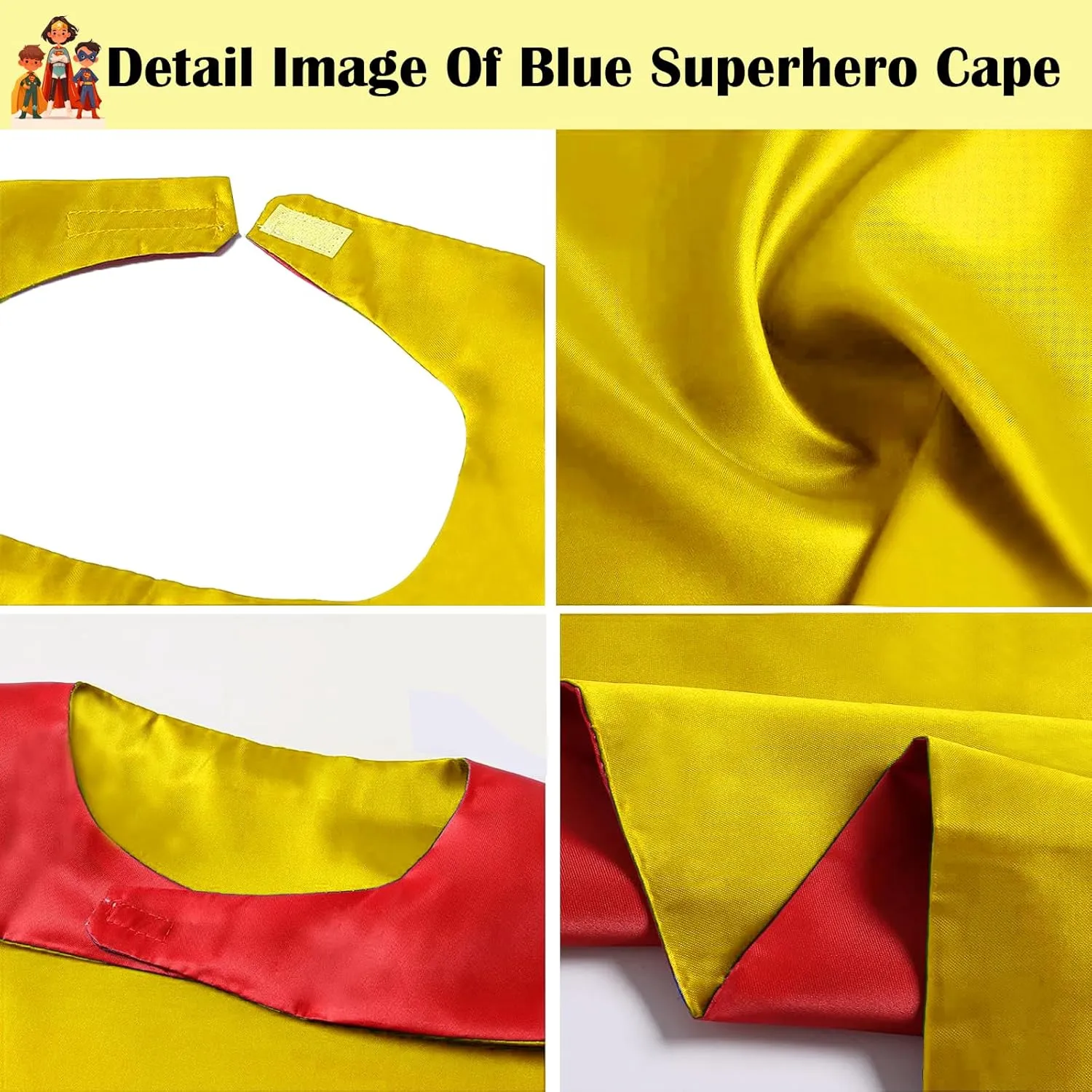 Superhero Kids Capes and Masks - Halloween Costume Cape 4-10 Year for Kids Cape Toy for Boys