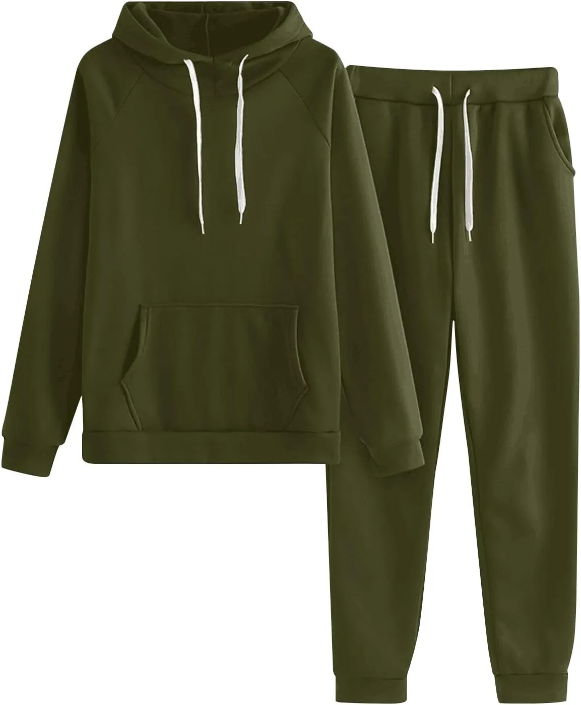 Sweatsuits Women 2 Piece Outfit,Oversized Hoodies Tops Baggy Sweatpants with Pockets Y2K Fall Winter Tracksuit Sets