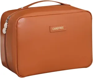 Travel Makeup Bag, Portable Cosmetic Organizer for Women, Waterproof with Multi-Compartment Design, for Toiletries, Brushes, Travel Essentials