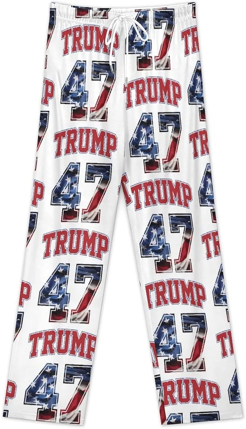 Trump Pajama Pants for Mens Lightweight Comfy Home Pajamas Unique Lounge Pants