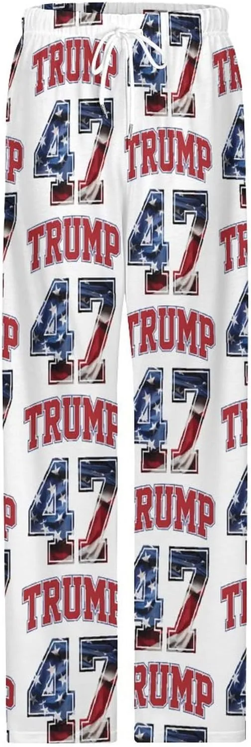 Trump Pajama Pants for Mens Lightweight Comfy Home Pajamas Unique Lounge Pants