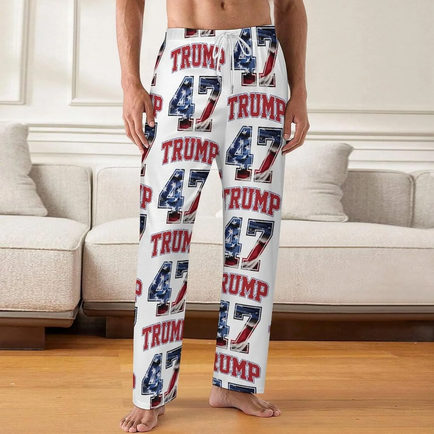 Trump Pajama Pants for Mens Lightweight Comfy Home Pajamas Unique Lounge Pants
