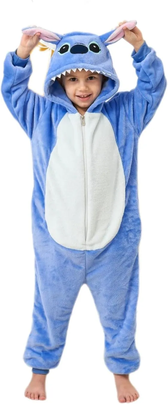 Unisex Kids Animal Onesie Pajamas One Piece Pajamas Halloween Christmas Cosplay Costume