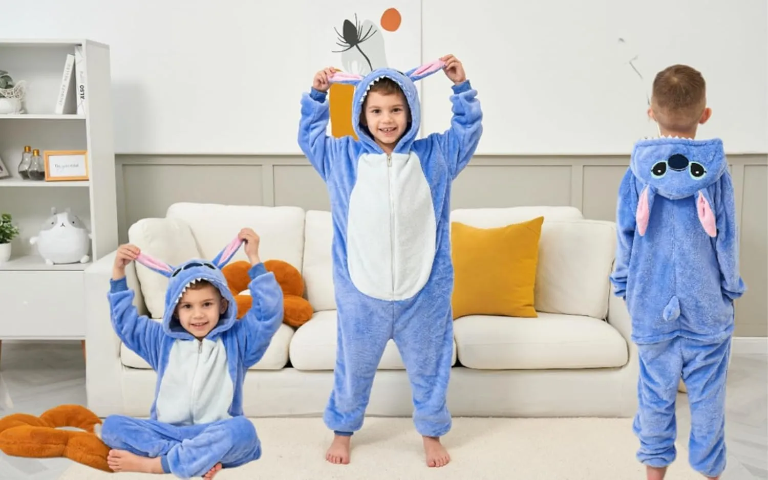 Unisex Kids Animal Onesie Pajamas One Piece Pajamas Halloween Christmas Cosplay Costume