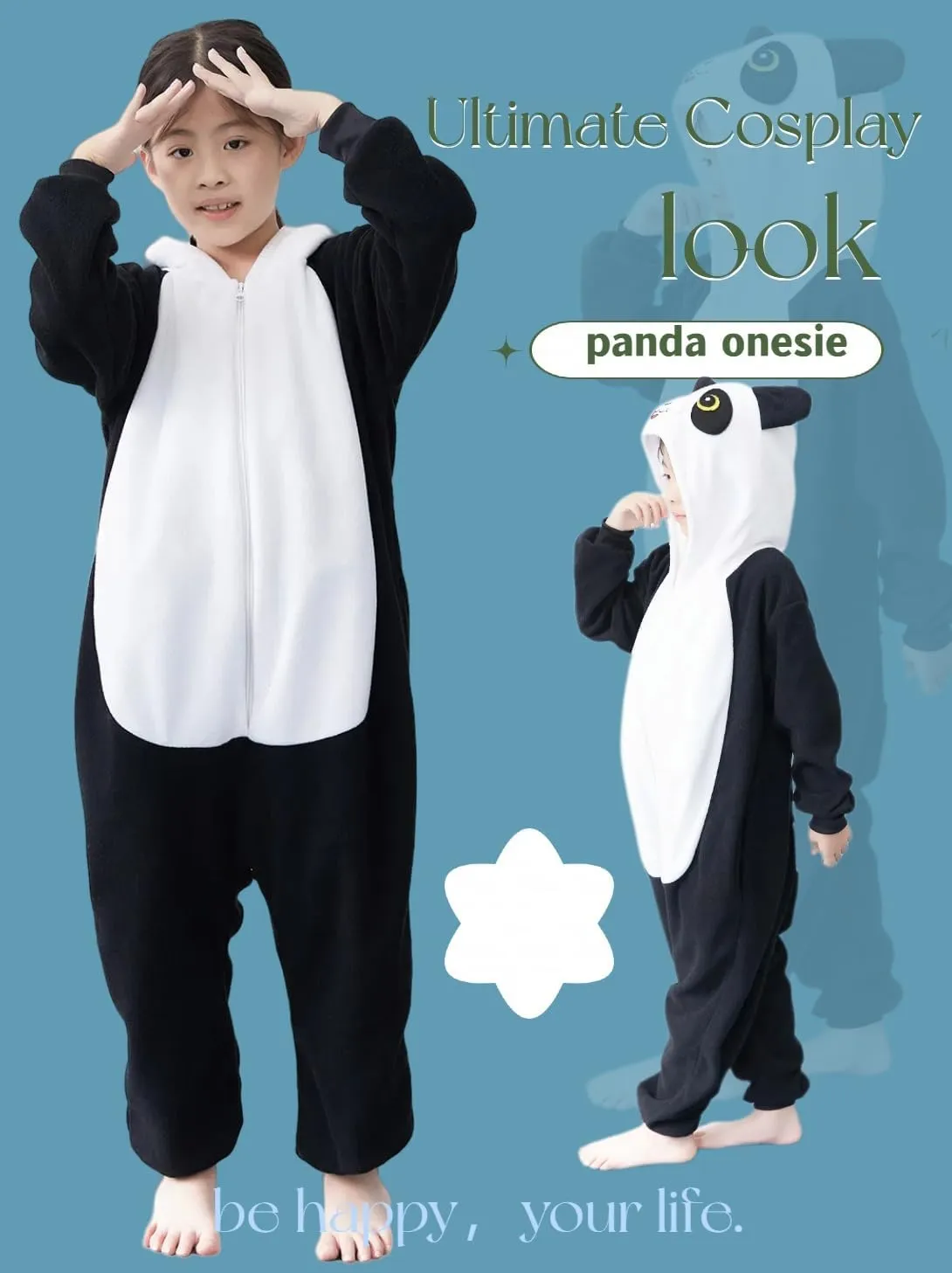 Unisex Kids Onesie Animal Cosplay Costume Pajamas Halloween Christmas Cartoon Sleepwear Children Jumpsuit