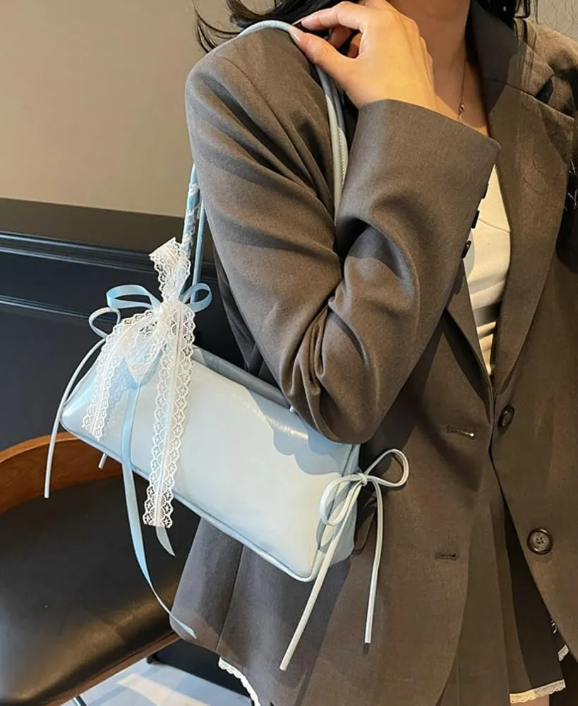 Vegan Leather Shoulder Purses Summer Beach Bags For Women Sweet Clutch Bag Casual Boston Purse Travel Underarm Handbags 2025