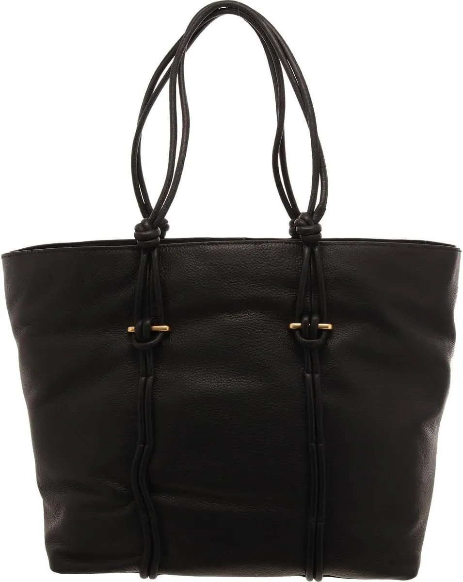 Vince Camuto Womens Jaiyo Pebbled Leather Tote Handbag