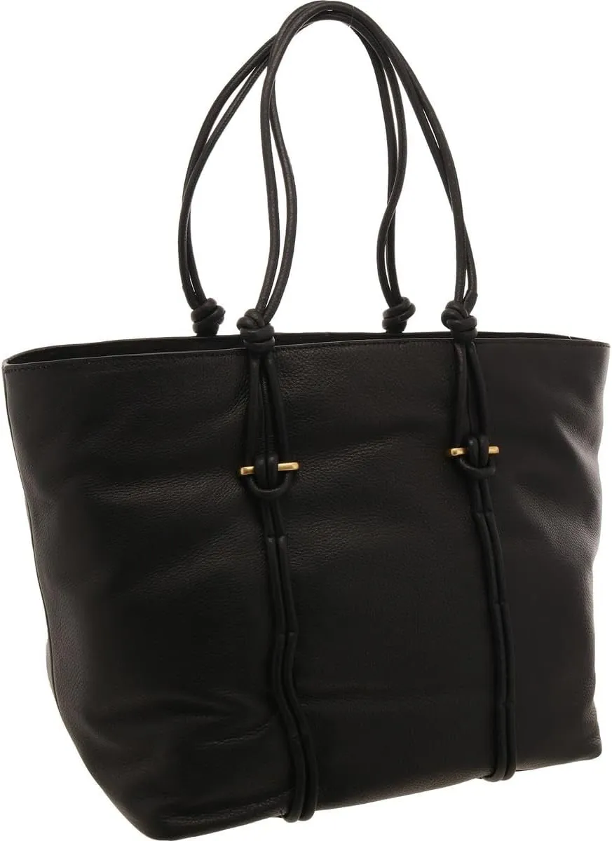 Vince Camuto Womens Jaiyo Pebbled Leather Tote Handbag