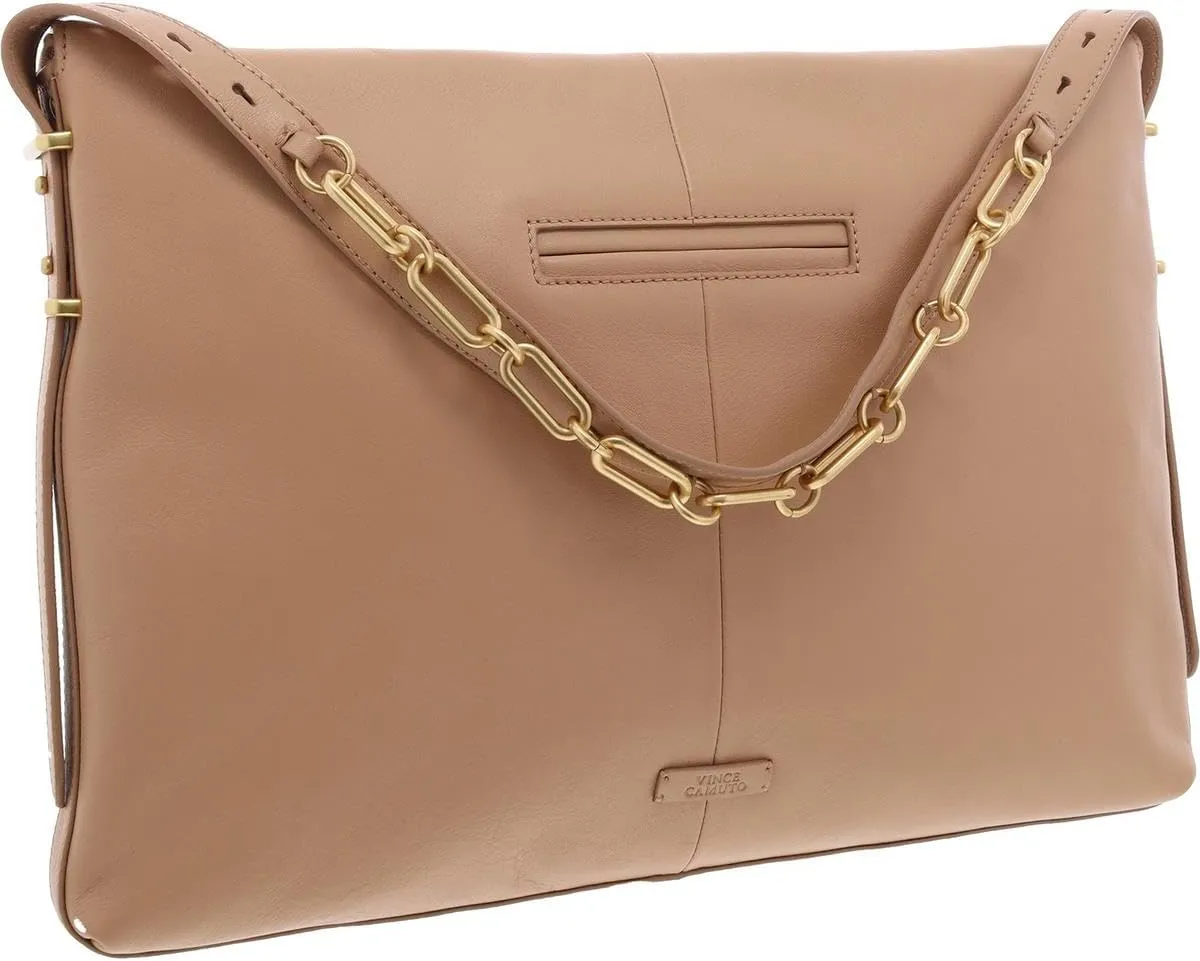 Vince Camuto Womens Letta Leather Hobo Handbag
