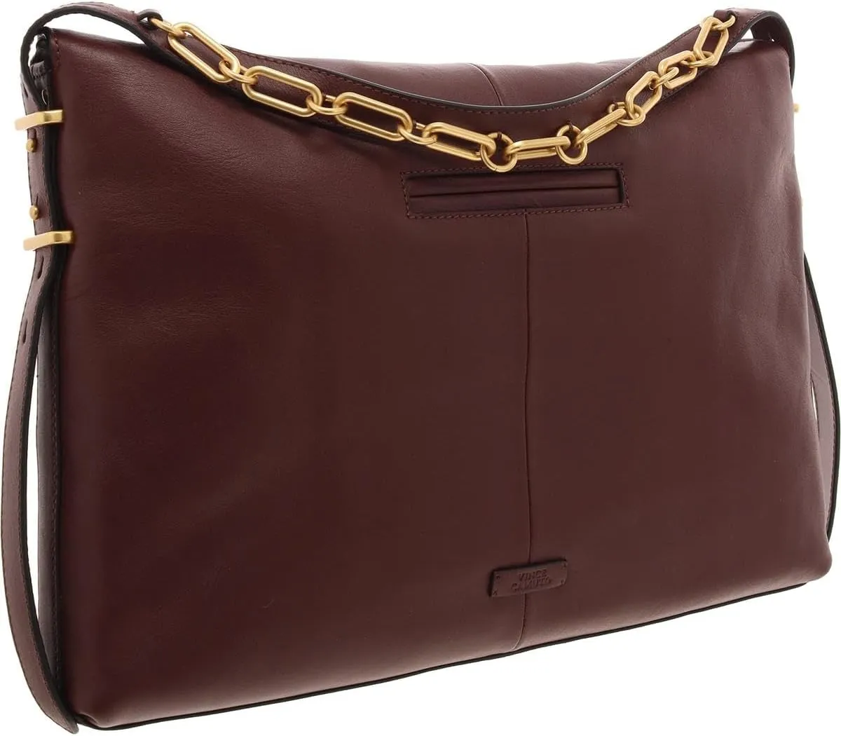 Vince Camuto Womens Letta Leather Hobo Handbag