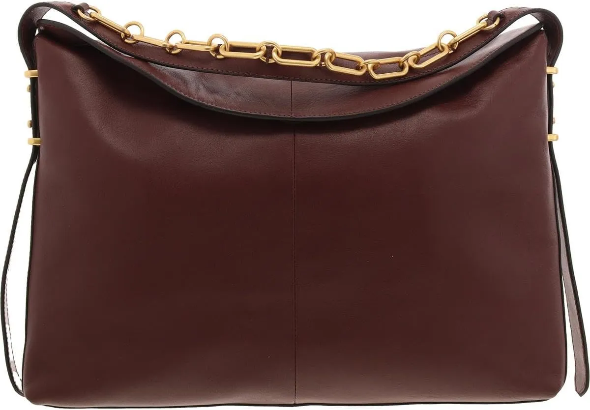 Vince Camuto Womens Letta Leather Hobo Handbag