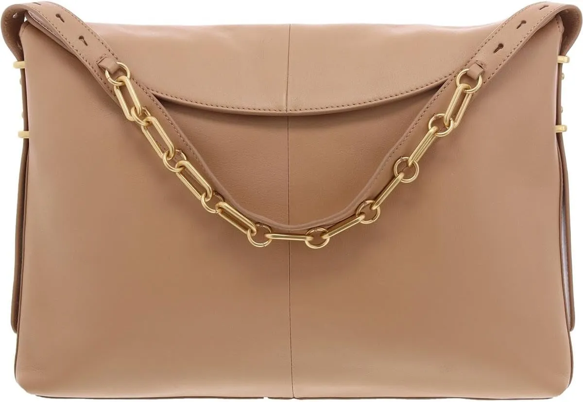 Vince Camuto Womens Letta Leather Hobo Handbag