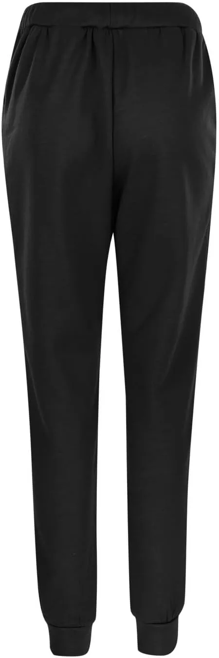 Women Warm Pajama Set Fleece Lined Long Sleeve Crewneck Sweatshirt Pullover Thicken High Waist Pants Loungewear