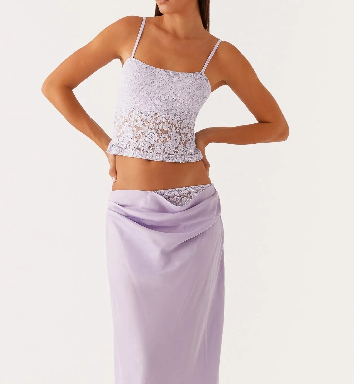 Women Y2k Floral Lace Tank Top Square Neck Ruffle Lace Camisole Fairycore Sleeveless Backless Going Out Tops