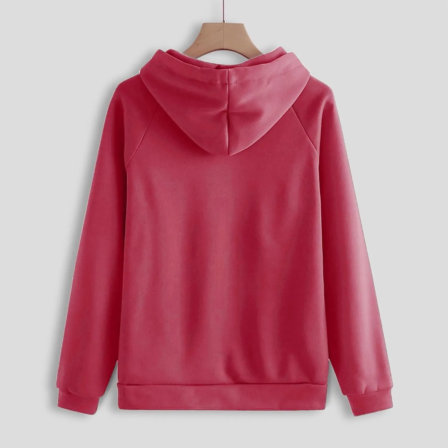 Womens 2 Piece Outfits Suit Solid Color Long Sleeved Hoodie Trousers Sweatershirt Sports Suit Warm Hooded Sport Suit