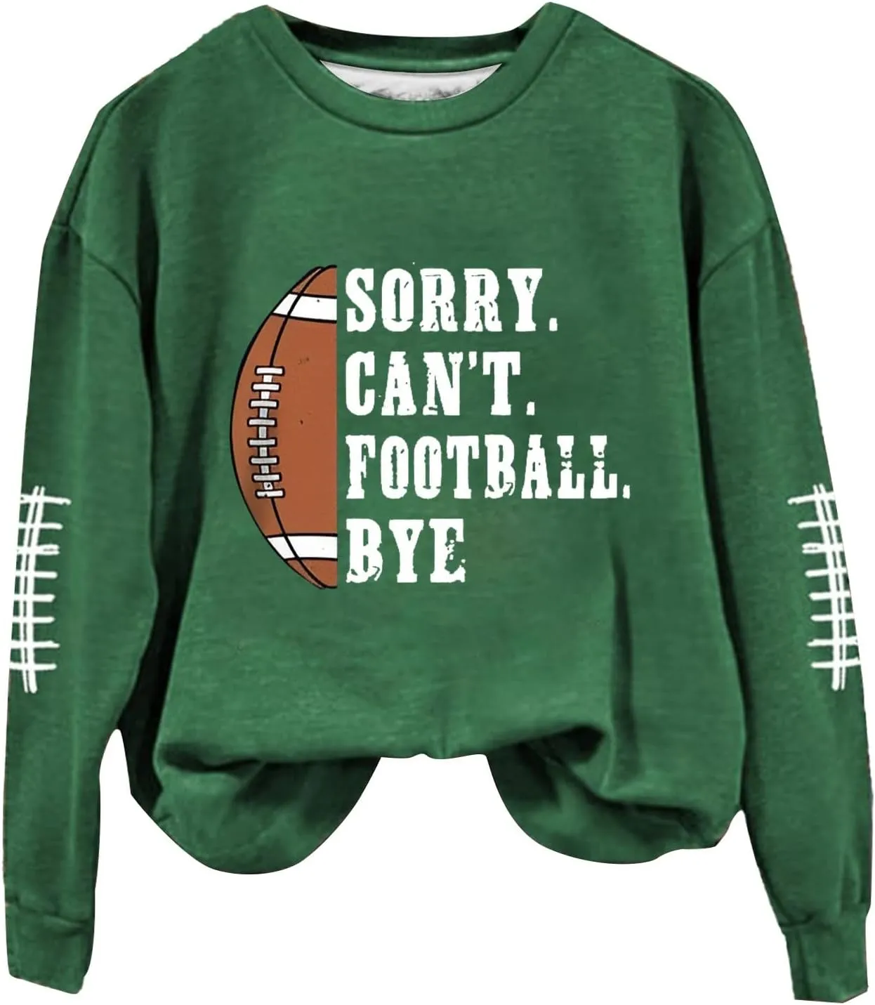 Womens Football Sweatshirt,2024 Fall Sweatshirts Pullover Long Sleeve Game Day Football Graphic Plus Size Sweatshirts