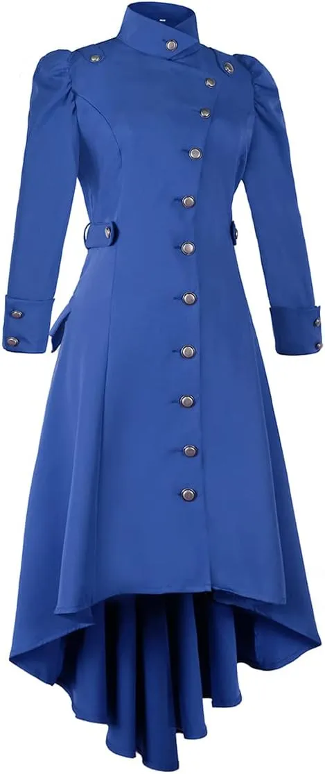 Women's Medieval Tuxedo Gothic Coat Trench Coat Performance Costume Halloween Costume