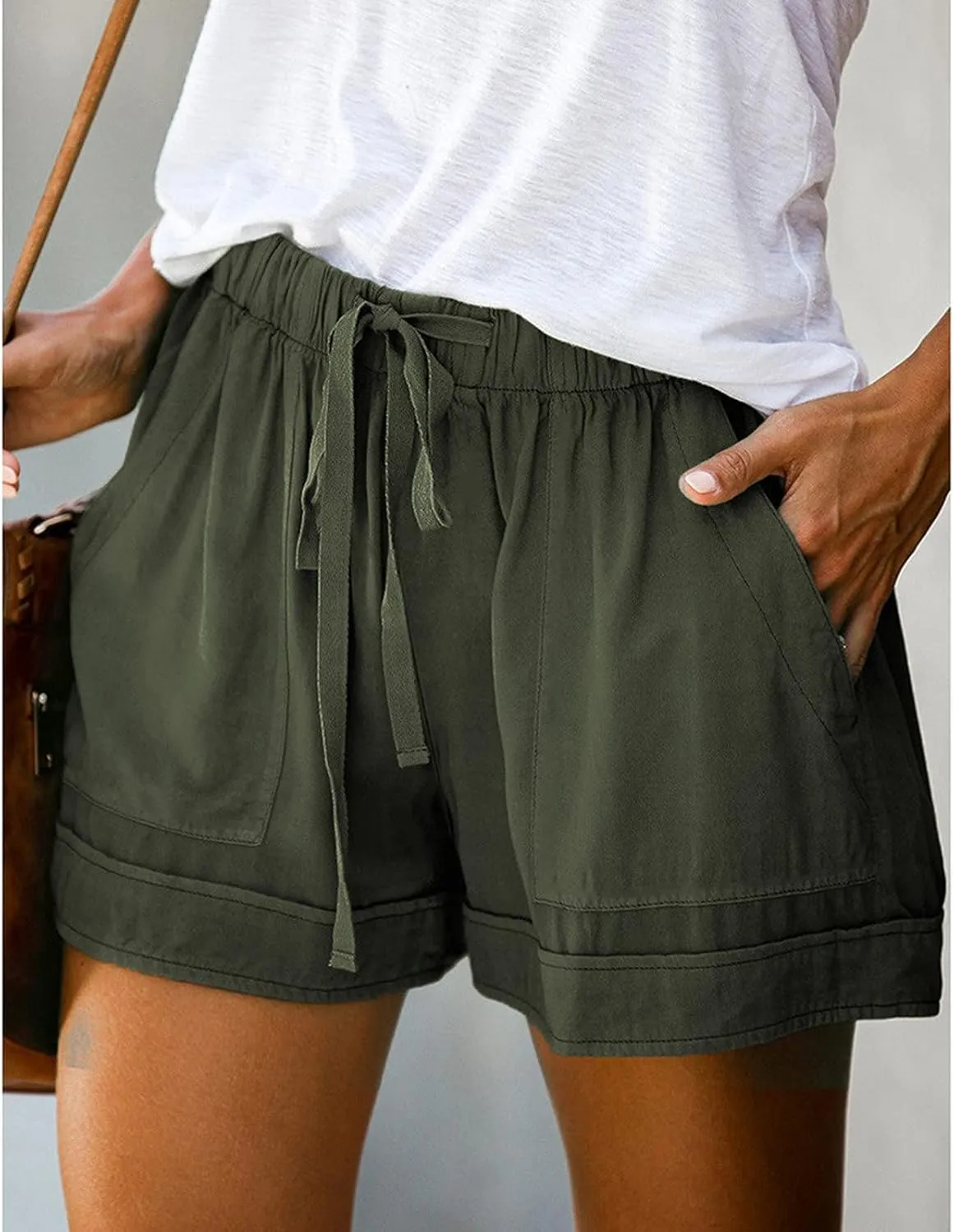 Women's Wide Leg Linen Pants 2025 Summer Casual High Waist Palazzo Pant Yoga Loose Flowy Trousers with Pockets