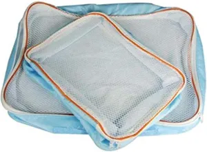 Wrapables Travel Packing Cube, Set of 3 - Blue