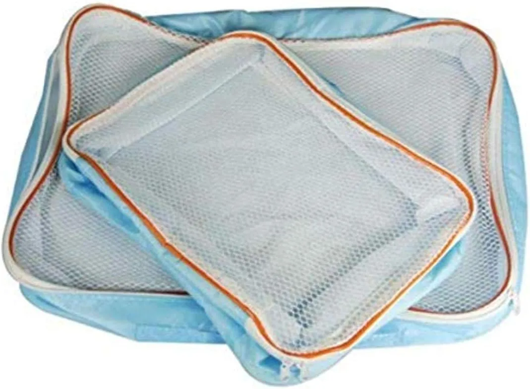 Wrapables Travel Packing Cube, Set of 3 - Blue