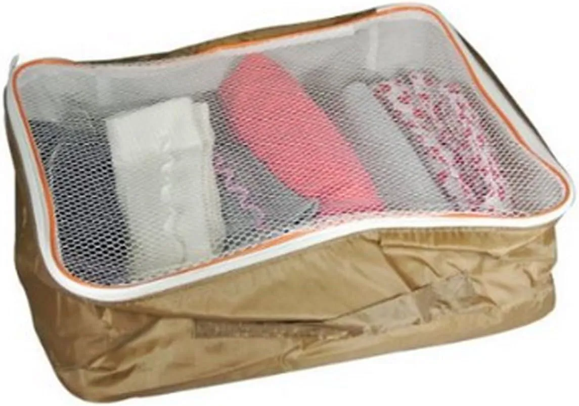 Wrapables Travel Packing Cube, Set of 3 - Khaki