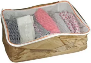 Wrapables Travel Packing Cube, Set of 3 - Khaki